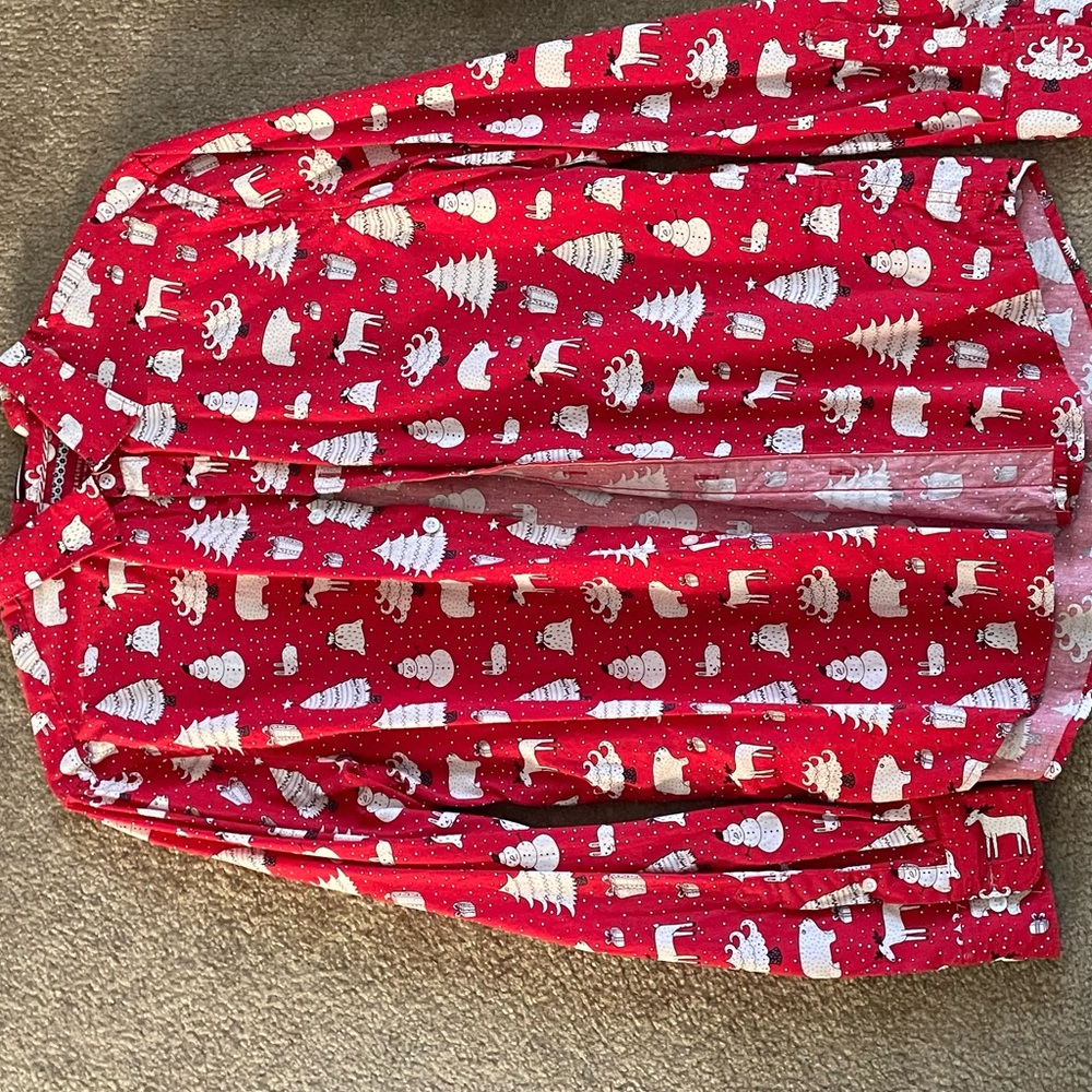 Festive Christmas Dress Shirt